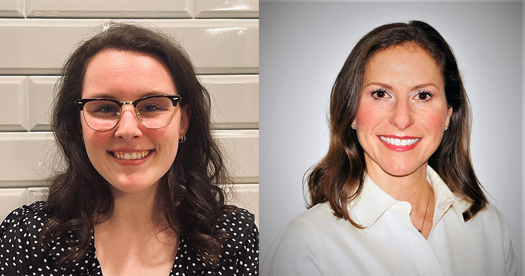 IU School of Nursing students Rileigh Fagan and Ashley Howle